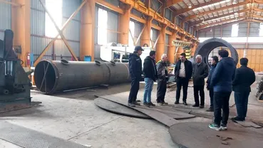 روندساخت تجهیزات و سازه های مهم پروژه آهن اسفنجی بیجار