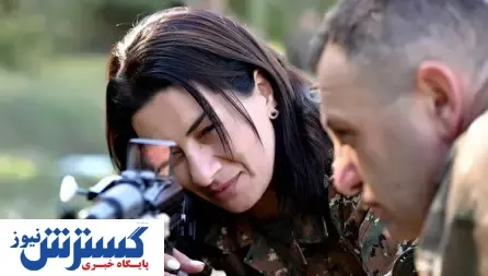 همسر نخست وزیر ارمنستان به جبهه می‌رود + عکس