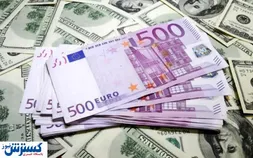 آخرین قیمت دلار و یورو در بازار