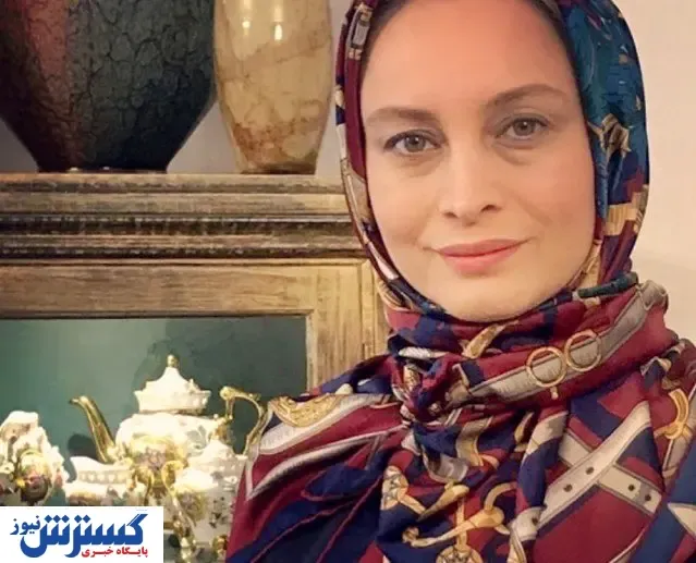 سلفی مریم کاویانی در اتاق گریم