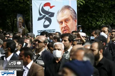 تصاویر/ برگزاری مراسم تشییع پیکر نادر طالب‌زاده