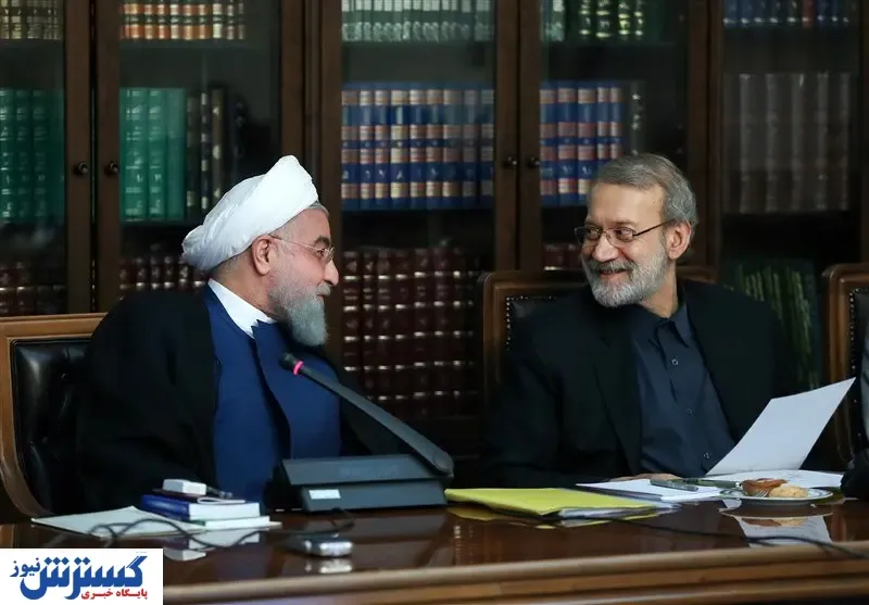 توییت احساسی روحانی برای لاریجانی