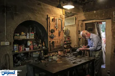 تصاویر/ صنعت و هنر در قفل‌سازی سنتی چالِش‌تُر