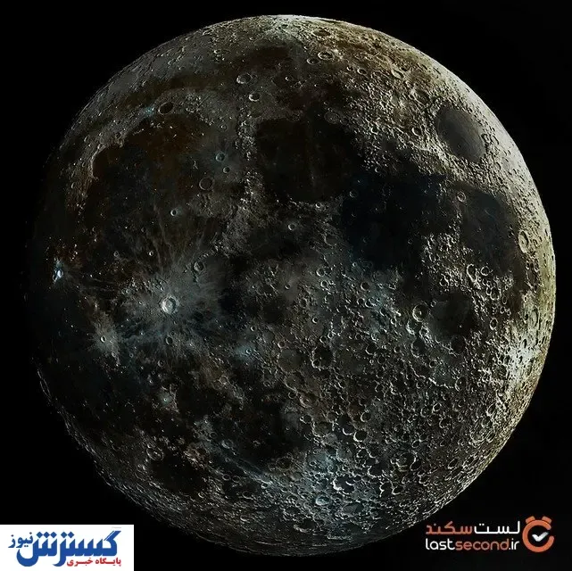 زیباترین عکس منشتر شده از ماه