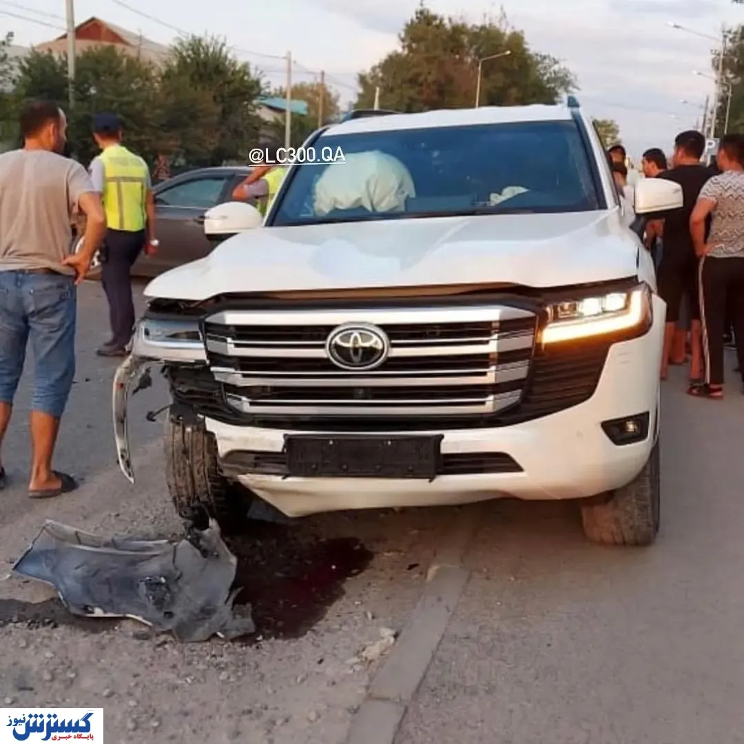غول شاسی بلندها هم دچار حادثه شد + عکس