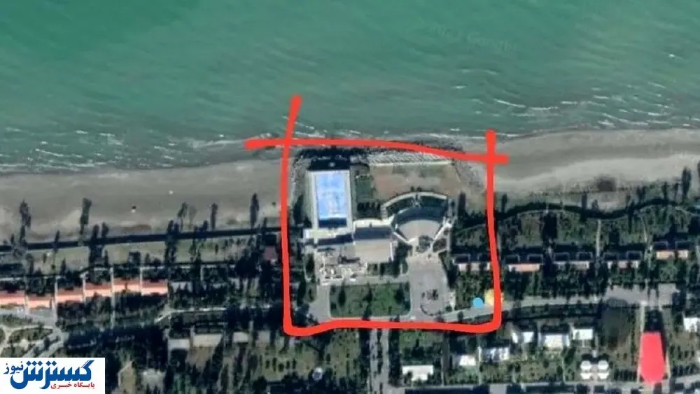 استخر روباز در  ۶۰ متری حریم دریا + عکس