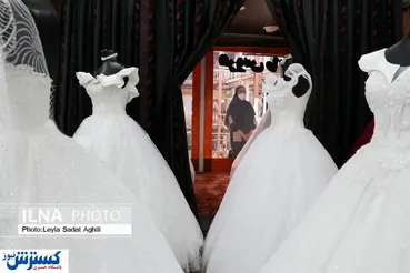 تصاویر/  کسادی در بازار لباس عروس