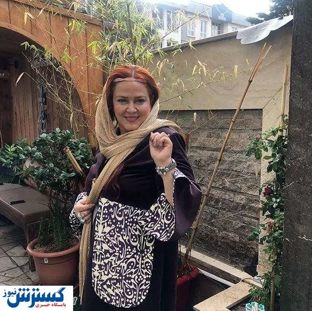 تصویر دیده نشده از بهاره رهنما در حیاط خلوت خانه‌اش