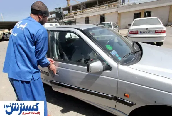 شیوه جدید سرقت خودرو در تهران/ فیلم