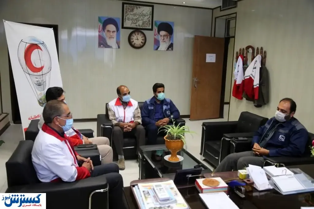 شرکت سنگ آهن بافق پشتیبان همیشگی هلال احمر