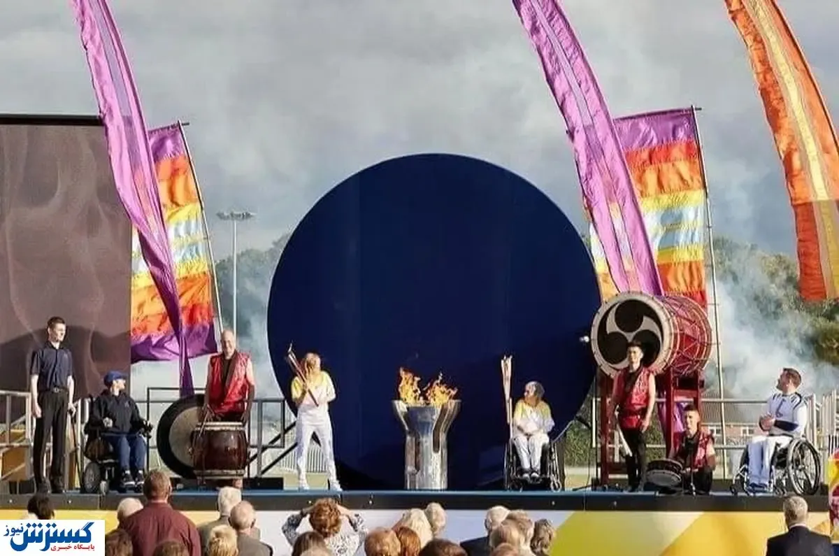 مشعل پارالمپیک روشن شد