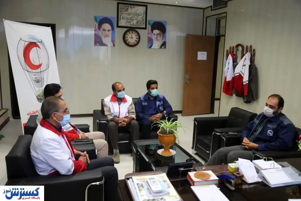 شرکت سنگ آهن بافق پشتیبان همیشگی هلال احمر