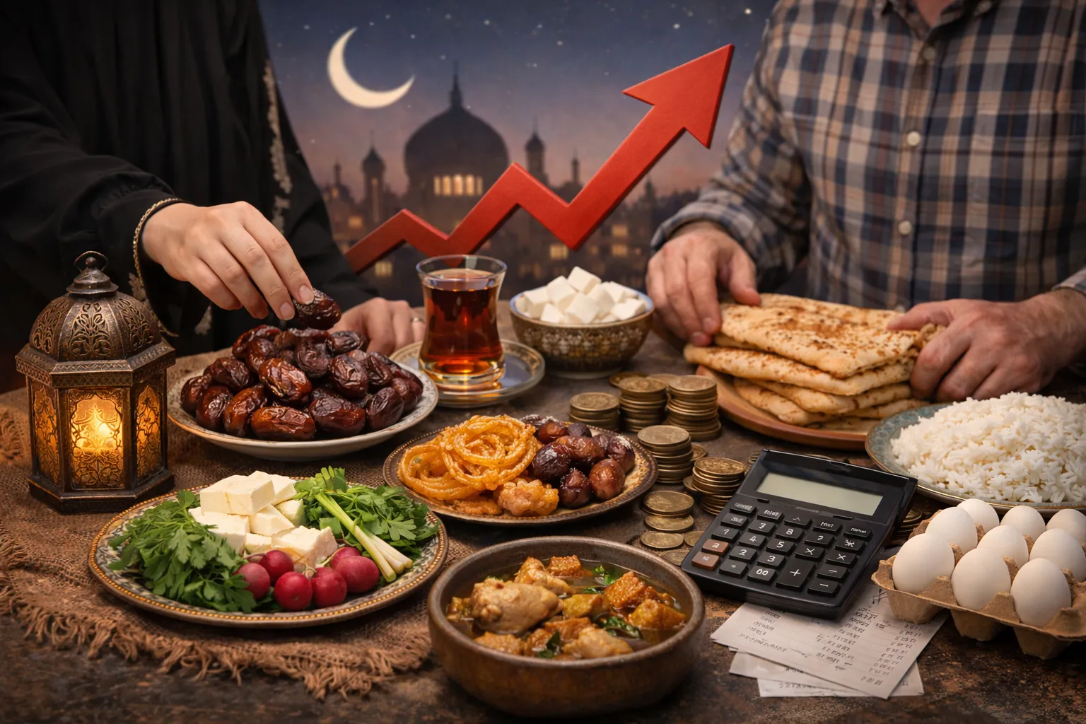 ترکیدن ترکش تورم بر سفره افطار / هزینه یک ماه رمضان ۳۸ میلیون تومان!