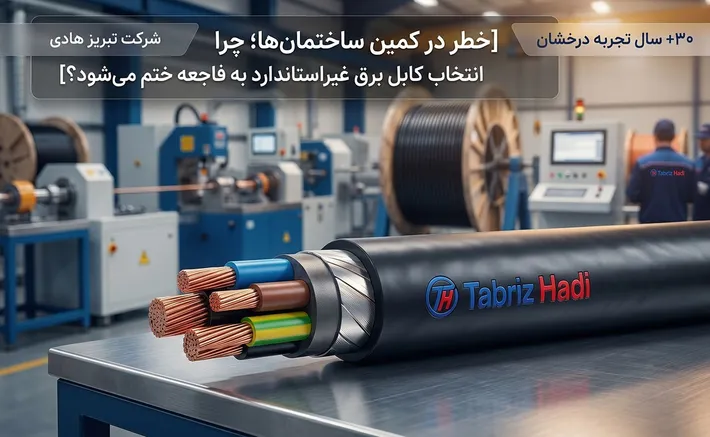 خطر در کمین ساختمان‌ها؛ چرا انتخاب کابل برق غیراستاندارد به فاجعه ختم می‌شود؟