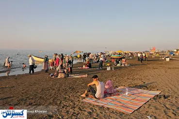 تصاویر/ وضعیت سواحل مازندران قرمز شد