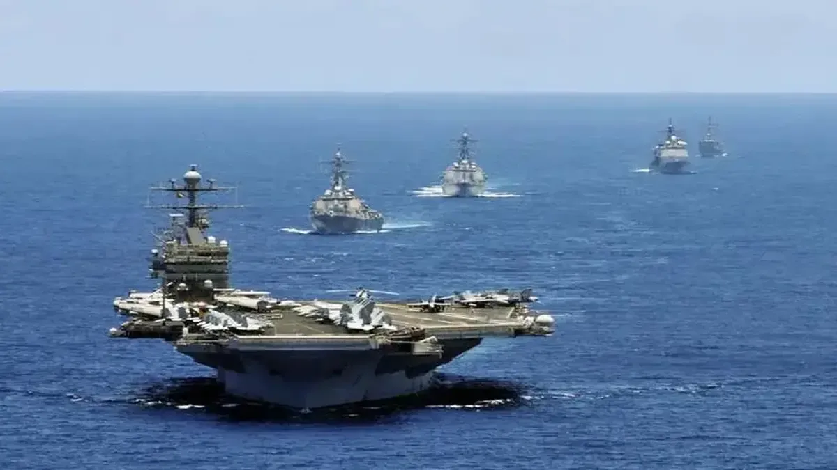 ناو آبراهام لینکلن به آب‌های ایران نزدیک‌تر شد/ موقعیت تازه آبرهام لینکن خبرساز شد