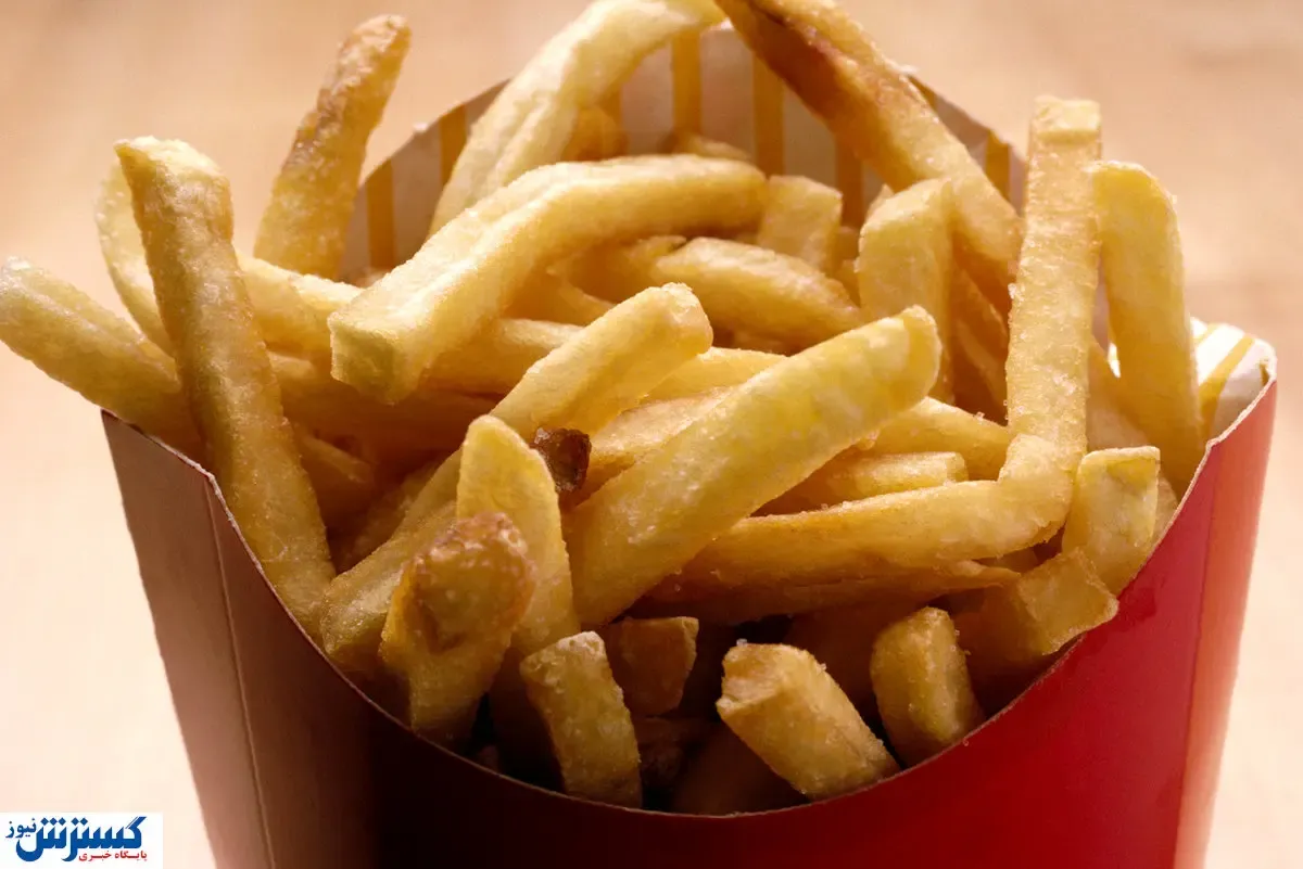 سیب زمینی سرخ کرده با طعم طلا!