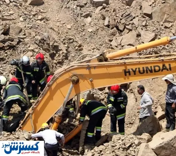 زنده به گور شدن راننده بدشانس! + عکس