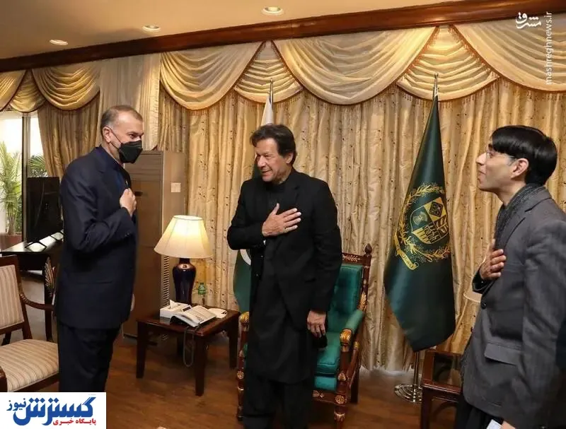 امیرعبداللهیان با عمران خان دیدار کرد + عکس
