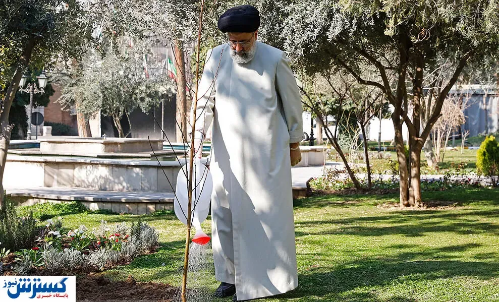 حضور رئیس جمهور در مراسم روز درختکاری
