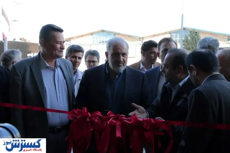 افتتاح واحد تولیدی و بازرگانی توسط وزیر صمت
