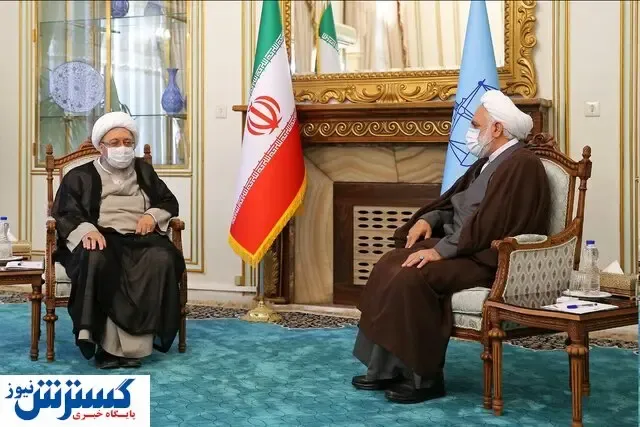 دیدار آملی لاریجانی با رئیس قوه قضاییه