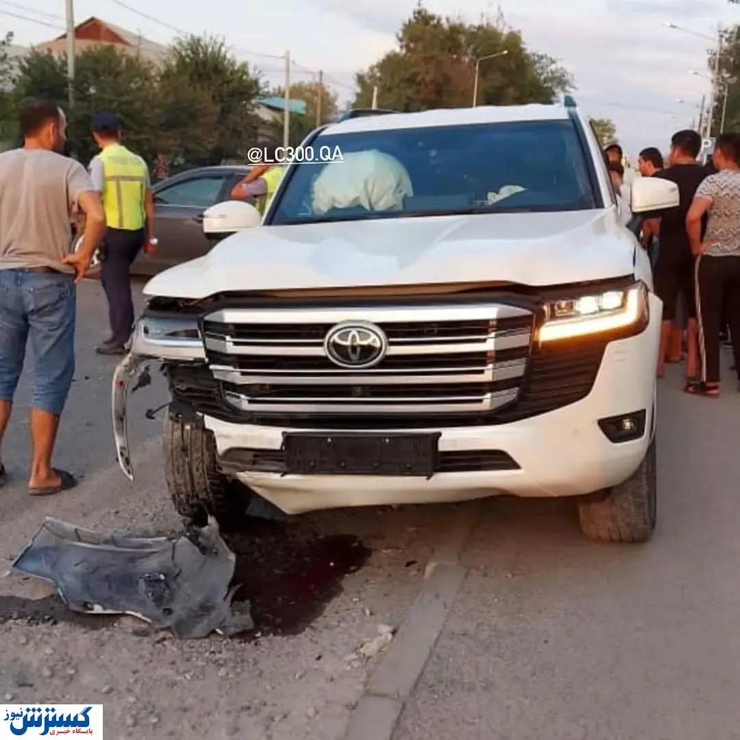 غول شاسی بلندها هم دچار حادثه شد + عکس