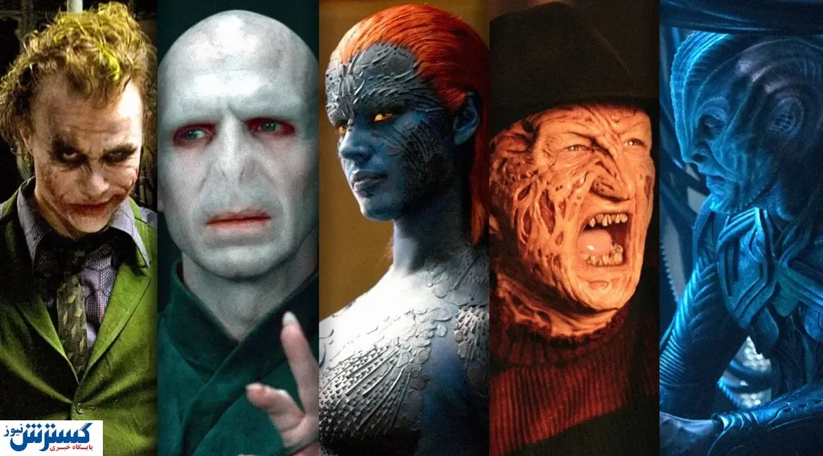 معرفی  برترین و معروف ترین گریم های سینما / با دیدن چهره این بازیگران شگفت زده می شوید!