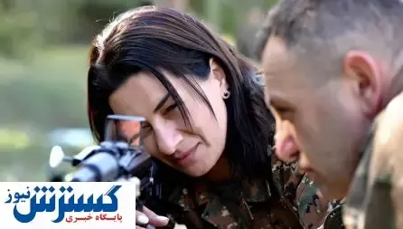 همسر نخست وزیر ارمنستان به جبهه می‌رود + عکس