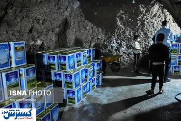 تصاویر/ خط تولید پنیر در روستای «لیقوان»