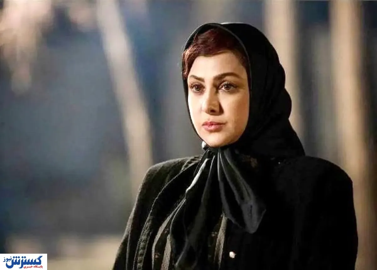 عکس غم انگیز آزاده صمدی در غروب آفتاب/نگاه معنادار آزاده صمدی به غروب آفتاب