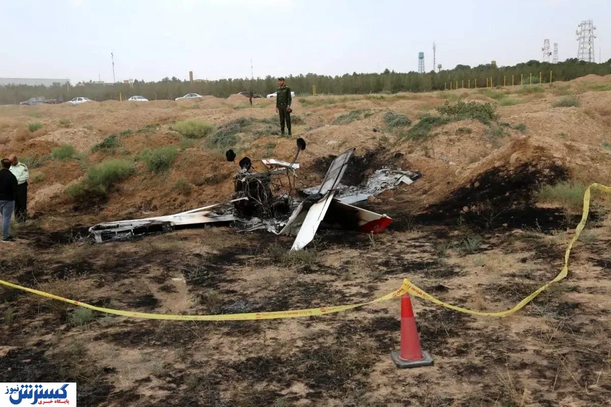سقوط وحشتناک یک هواپیما در کرج / علت حادثه مشخص شد