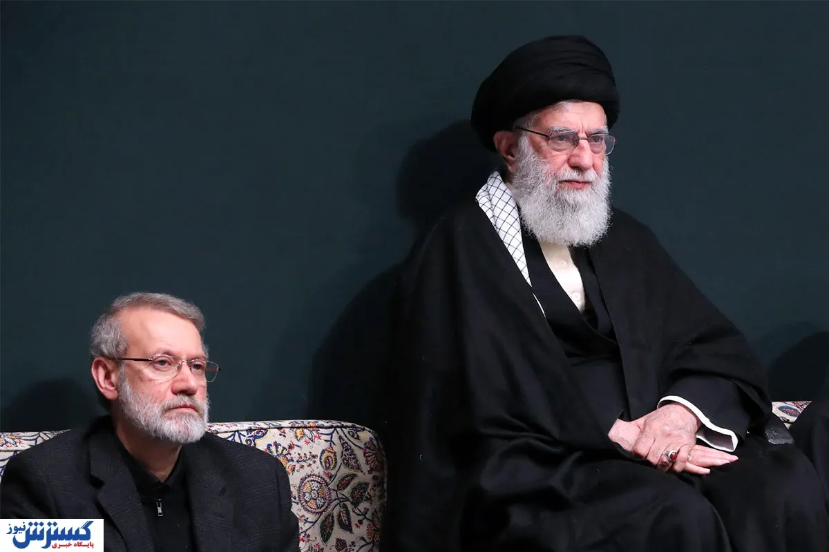 رهبر انقلاب و علی لاریجانی 
امنیت ملی 
جنگ با آمریکا