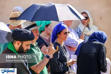 تصاویر/ حضور گردشگران خارجی در مراسم محرم یزد