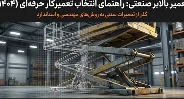 تعمیر بالابر صنعتی: راهنمای انتخاب تعمیرکار حرفه‌ای (۱۴۰۴)