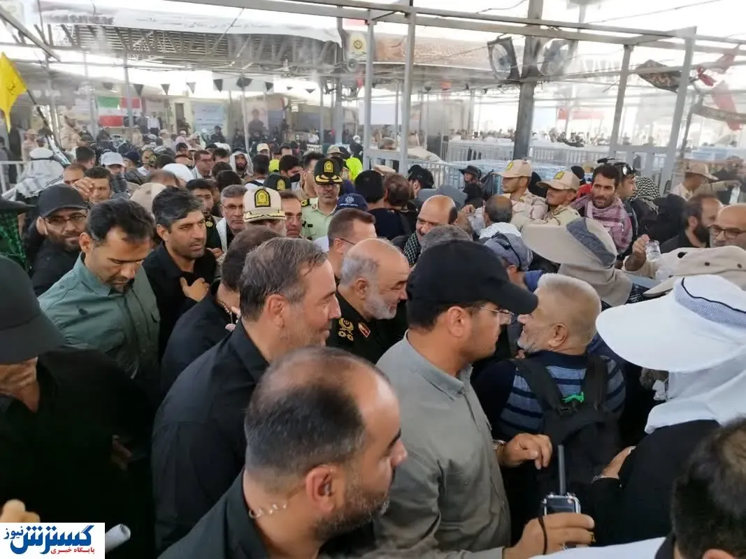 بازدید فرمانده کل سپاه از مرز مهران امروز