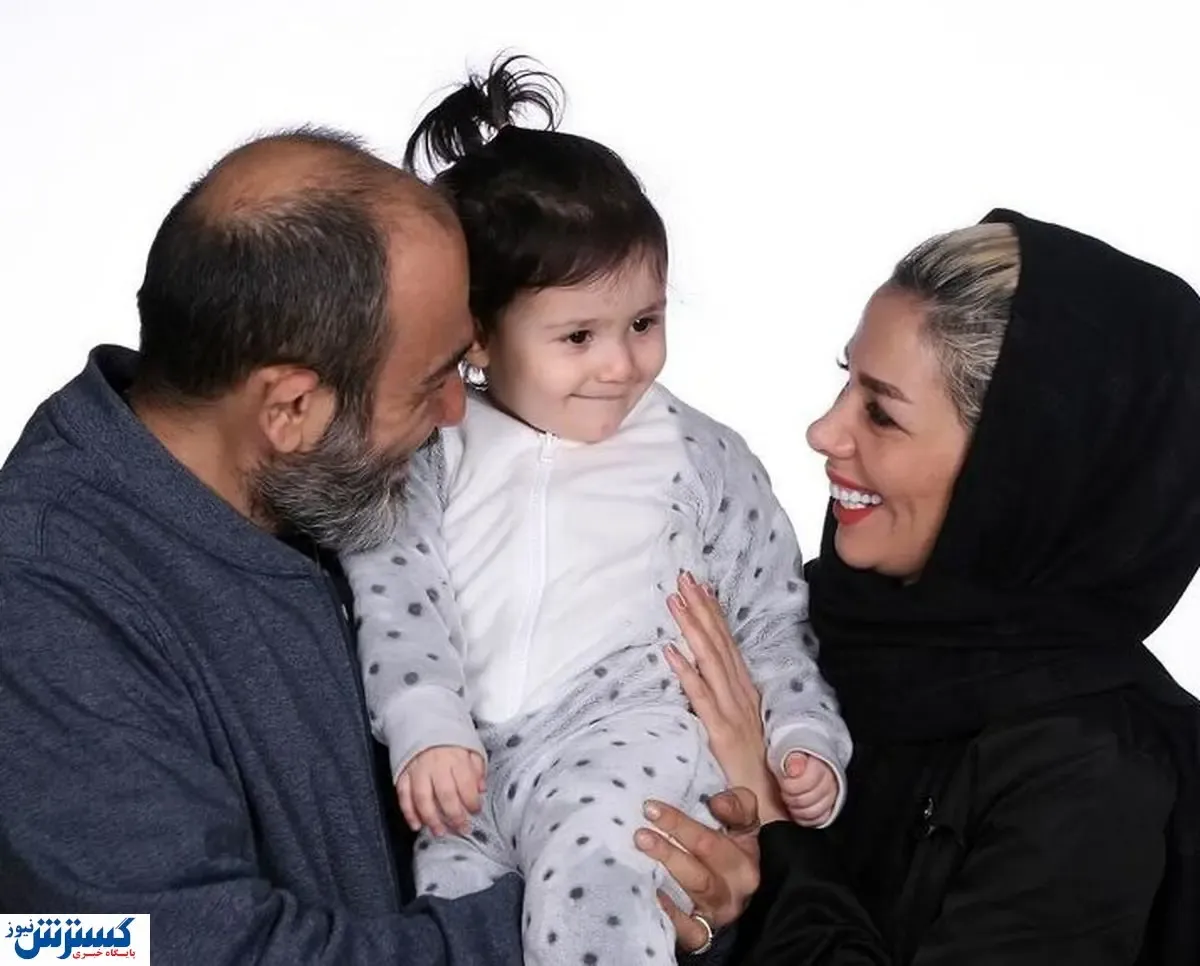 همسر و دختر مهران غفوریان در یک قاب +عکس