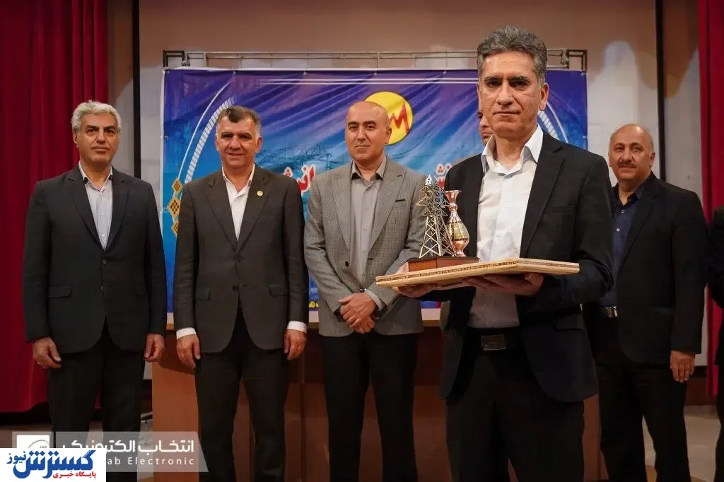 تقدیر از گروه صنعتی انتخاب الکترونیک در حوزه بهره‌وری انرژی و مصرف بهینه برق
