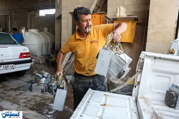 تصاویر/ استخراج رمزارز در سنگ‌بری‌های قم