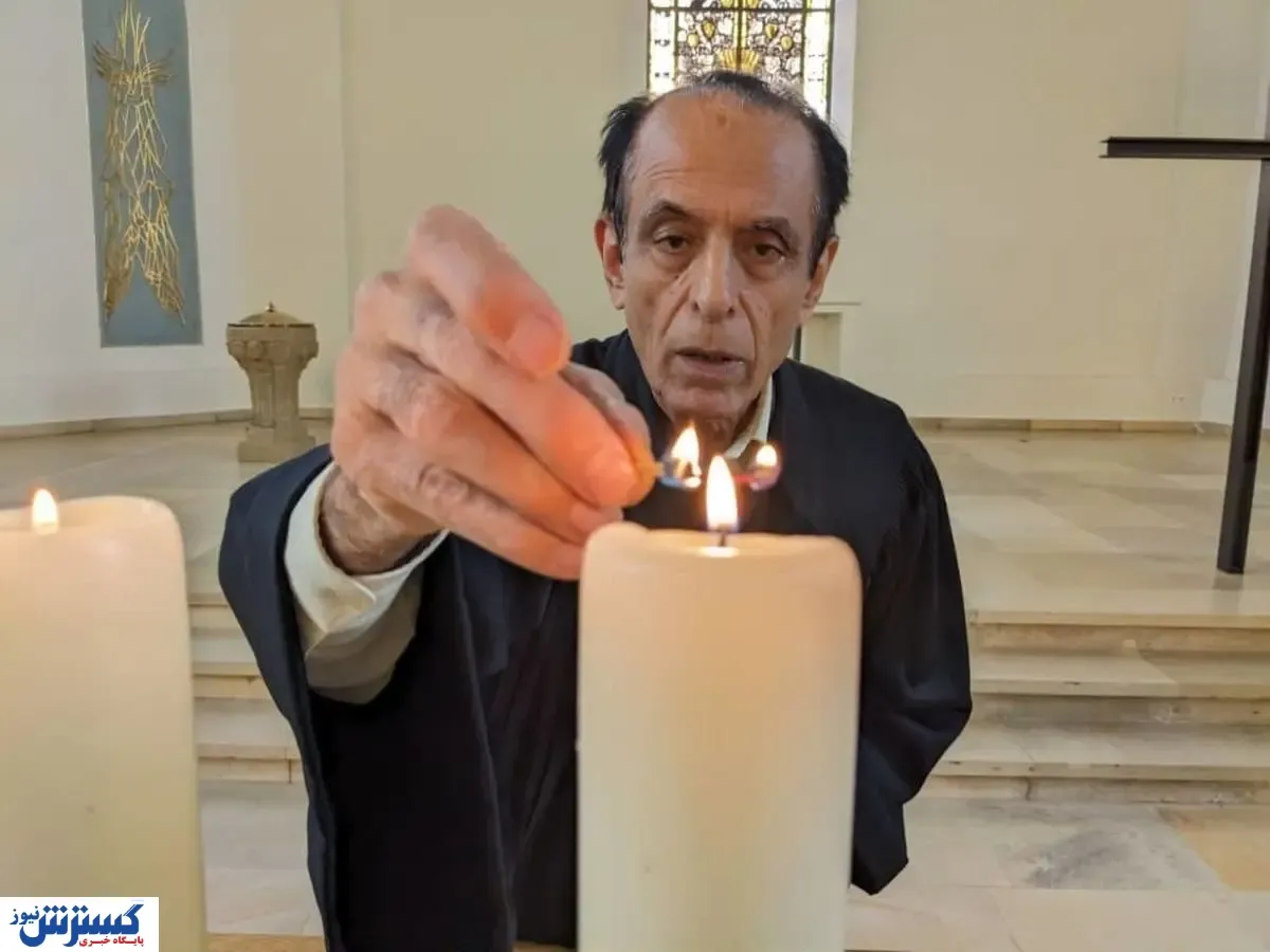 زنی با عینک تیره