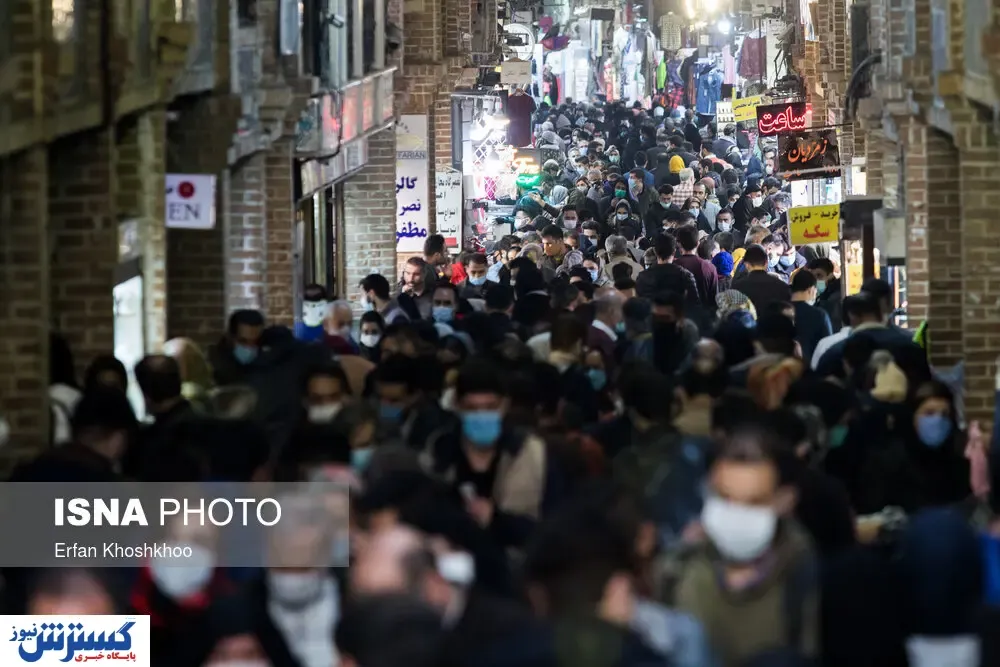 تصاویر/ رژه موج چهارم کرونا در بازار تهران