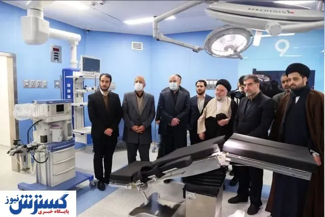 بازدید رئیس مجلس از بیمارستان نور قم