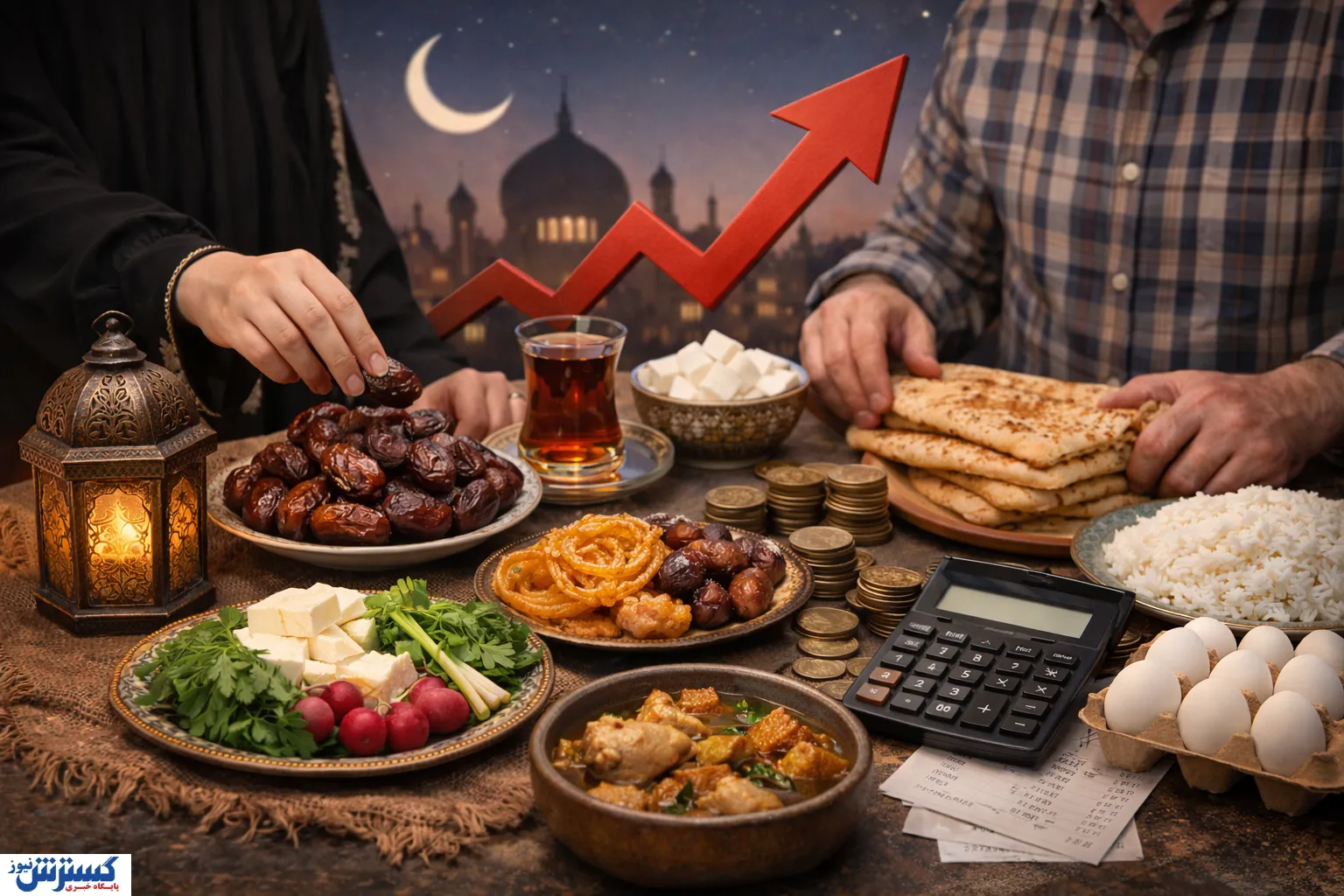 سفره افطار ماه رمضان